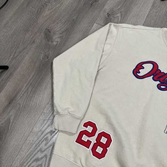 Freeze New York Disney Mickey Mouse Sweatshirt Embroidered Tan Size XL - Picture 4 of 6